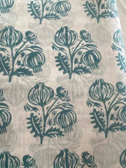 Indian Cotton Block Print Fabric by the Yard -Sewing and Quilting Fabric - Rohiyaan